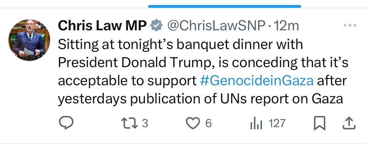 boswelltoday's tweet image. If genocide can be condemned at 4pm and deleted at 4.15pm because the fool discovered John Swinney’s at the banquet, it was never about Gaza - it was always about @theSNP.