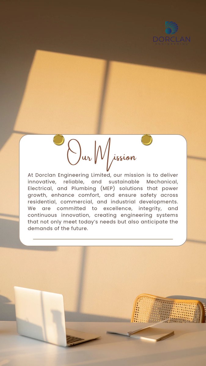 DorclanLTD's tweet photo. Our Mission and Vision work hand in hand. 

They remain ultimate drivers, propelling us towards our goal to be the most trusted MEP firm, shaping innovative and sustainable engineering excellence for a World in Motion. 

#Dorclan #DorclanEngineering https://t.co/dC2Hv42b9A
