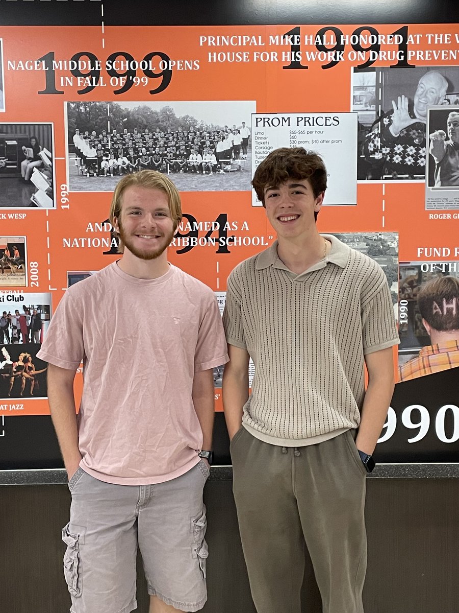 AndersonRaptors's tweet photo. HUGE S/O to our three National Merit Semi-Finalists!!! Charlie Cox, Luke Patterson, and Hifza Fatima (not pictured)!!! We are SO PROUD of this incredible accomplishment for these hard working students!!! #AHSisFAMILY https://t.co/OIb8rI5M9F