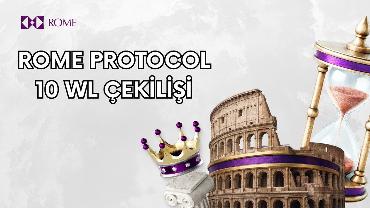0xOziK's tweet photo. Önemli çekiliş - 10 adet @RomeProtocol NFT WL veriyorum 🎁

✅ Beni ve projeyi takip et.
✅ Bu tweeti RT'le.
✅ Discord katıl🔗https://t.co/WZPgHD5GnG

Rome Protocol oldukça önemli yatırımcılardan $9 Milyon yatırım aldı. Solana'yı herhangi bir zincire veya dApp'e getirmeyi amaçlıyorlar. Oldukça önemli 🫡

Toplamda sadece 3677 supply olacak.
- 556 GTD
- 1444 FCFS
- 1677 Public

Dağıttığım spotlar FCFS, rahat alacağız o rounddan da bence. Hızlıca açıklayacağım, dalın 🤝

All Roads Lead to Rome ⚔️

Bol Şans 🍀