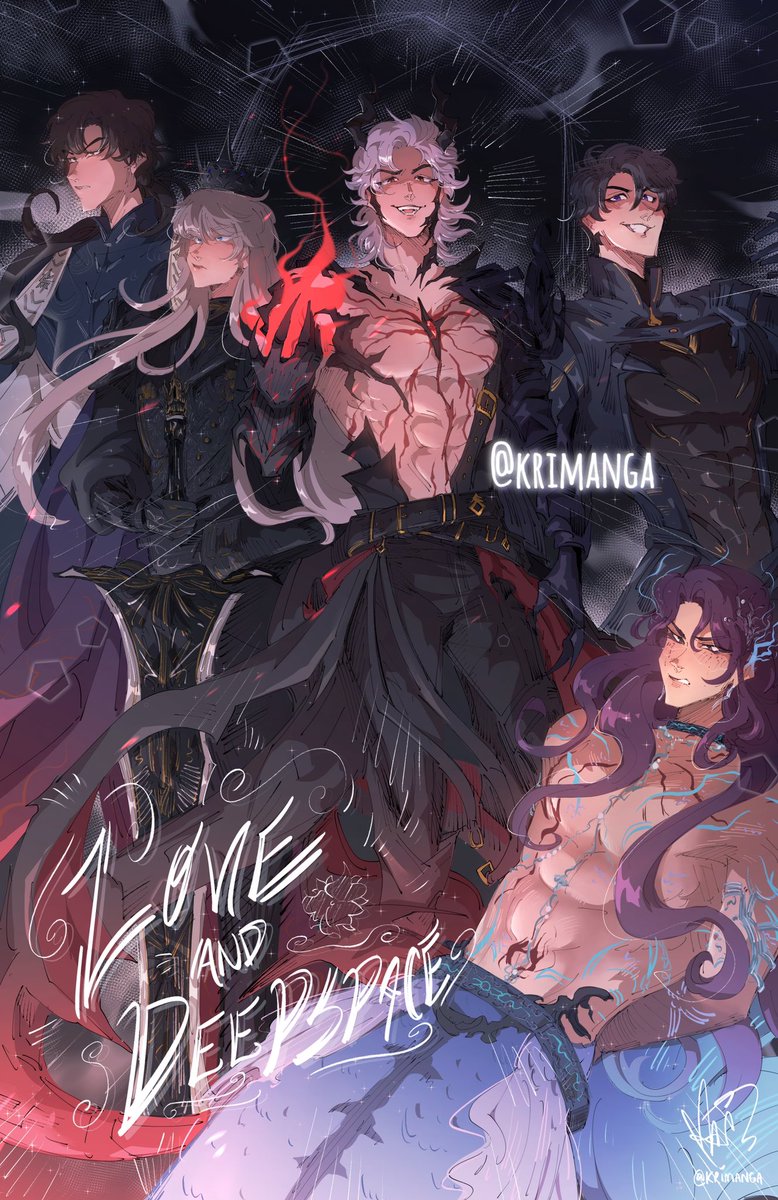 Love and Deep Space Myths #lads #LoveandDeepspace Find this print at booth A604 at FanX Salt Lake next week!!