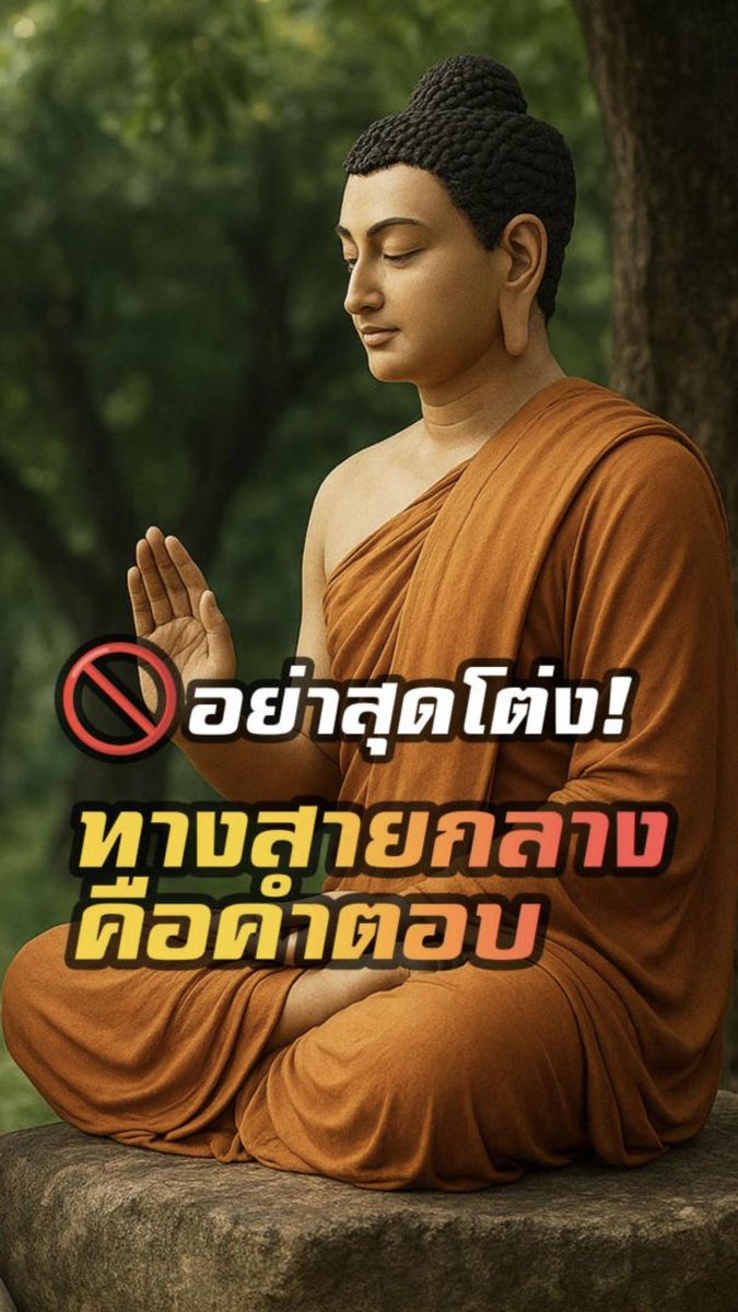 prasats's tweet photo. ทางปฏิบัติสุดโต่ง ๒ อย่าง | ธรรมะสอนใจ 1 นาที #nakhononline #ทางสายกลาง ... https://t.co/nd7qvVvpyy https://t.co/7xqlynZngs