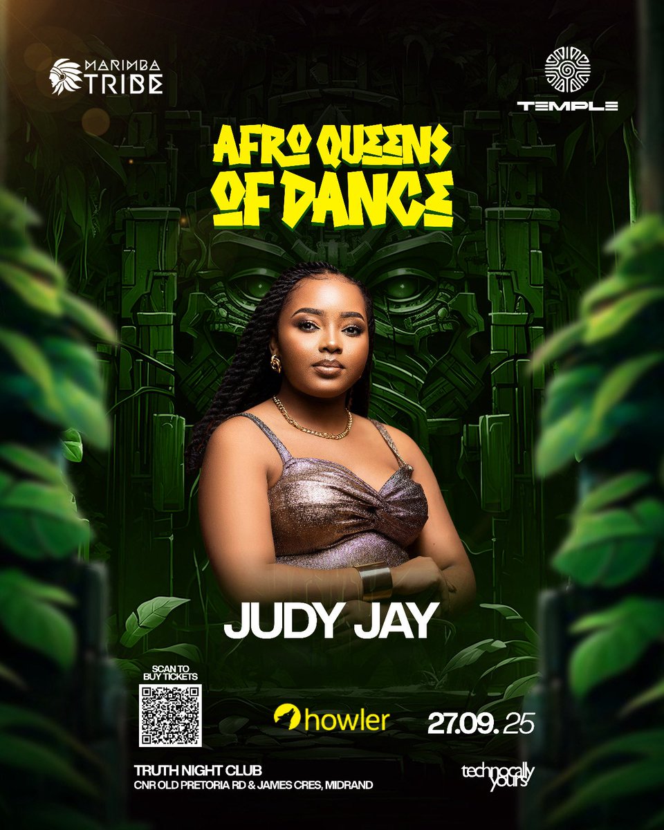 It’s time to LOCK IN! 🖤
Celebrate the QUEENS of Dance Music with @thandidraai &amp; <a href="/i_nana_atta/">EMAKHOSINI 🌈</a>! 👑💃
📍 27 Sep | Temple @ Truth, Midrand
🎤 Live: <a href="/moniquebingham/">monique bingham</a> @dbngogo @bucie_nkomo + more!
🎟️ truth.howler.co.za/afroqueens
#AfroQueensOfDance