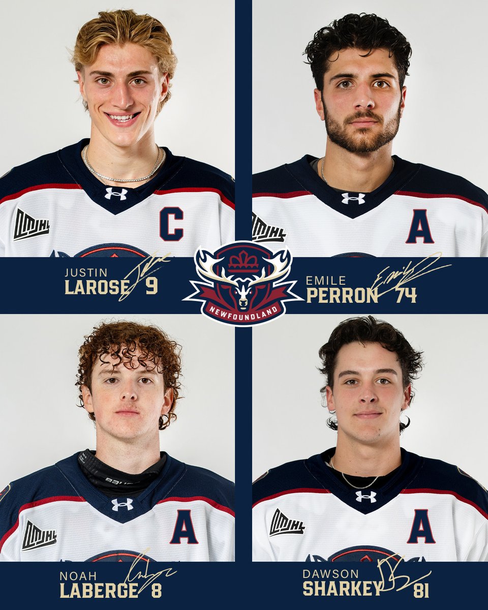 Leading us into a new era 🫡

Meet your 2025-26 Newfoundland Regiment leadership group.

✍️: chl.ca/lhjmq-regiment…

🎟️: tickets.nlregiment.com

Unite. Inspire. Defend.