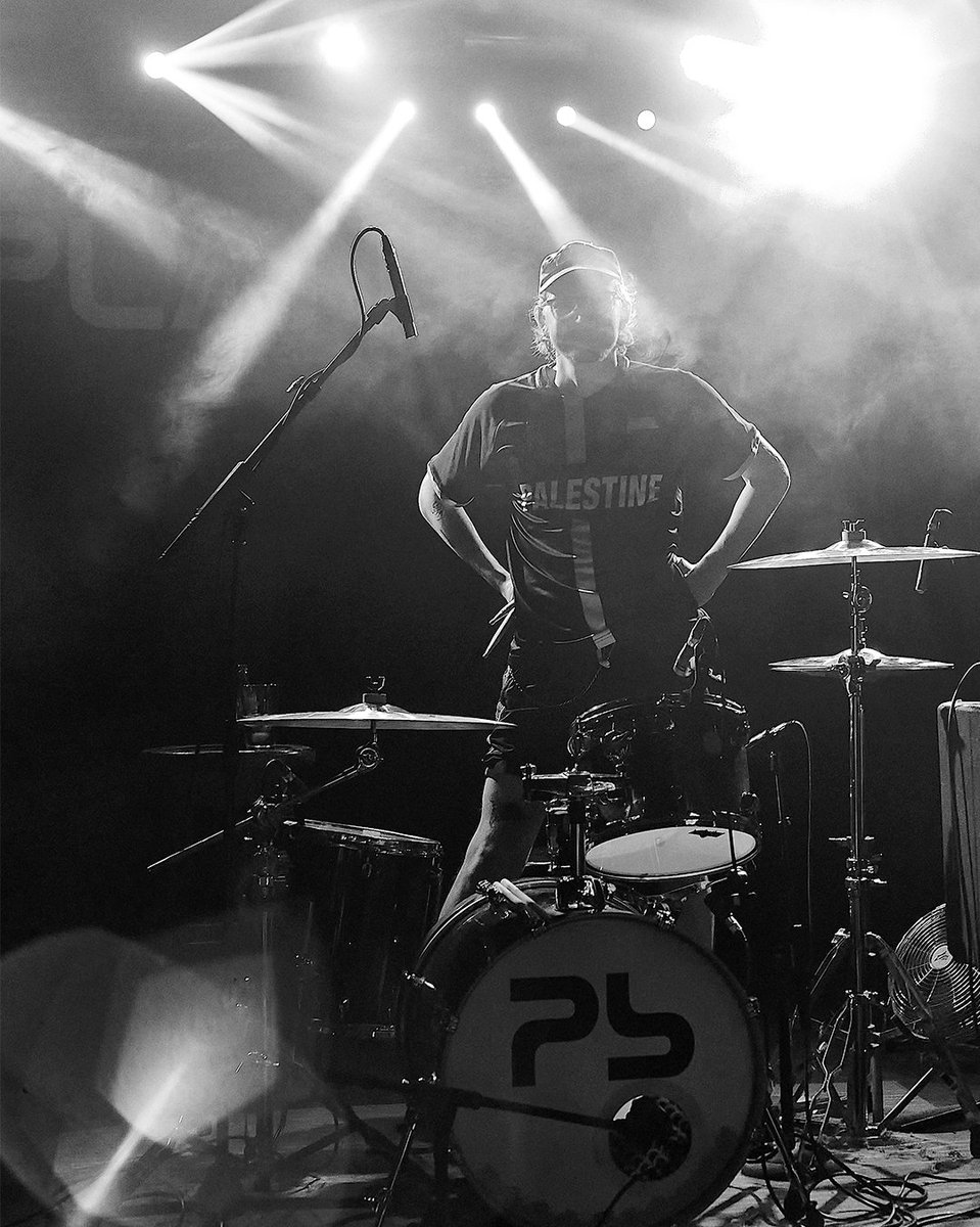 Romaine Desenne, batería de Crocodiles, ayer en Planta Baja.

📸 Víctor Vaz-Romero