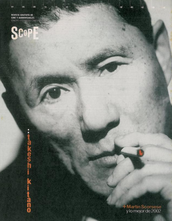 LadPsycho's tweet image. Takeshi Kitano, David Lynch, David Cronenberg, Maggie Cheung for the cover of Scope Magazine