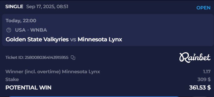 Minnesota going up 2-0 wit EZ