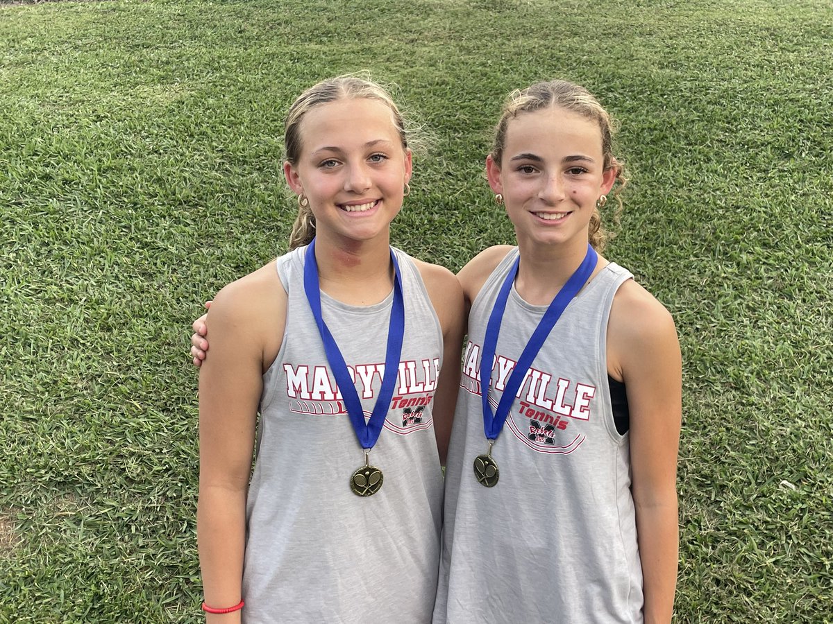 mjhsrebels10is's tweet photo. Congrats to Layla Burchell / Mia Burchell on winning the 2025 Blount County Middle School Tennis Individual A Division Championship!

Burchell / Burchell def Reid / Wheatley (MCS-P) 8-3 in the Finals

@homeoftherebels 
@MJHSathletics 
@MC_Schools 
@mjhsrebels 
@sportspage865 https://t.co/Xkt8b3vALq