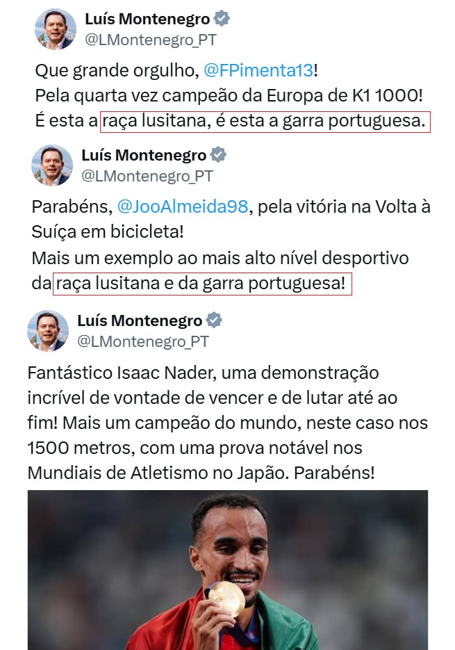 WalterDomings's tweet photo. Isaac Nader nasceu em Faro. A mãe é portuguesa mas o pai é marroquino. Portanto, não reúne um dos requisitos para ter raça lusitana e garra portuguesa. https://t.co/iVFSxaUNok