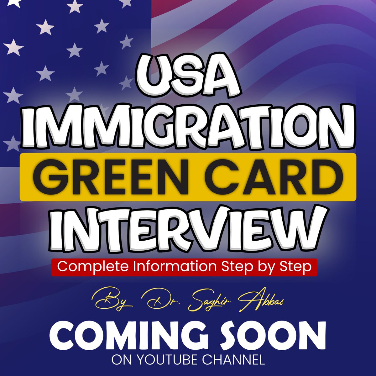 Susiexperts's tweet image. 🎯 Dreaming of a USA Green Card? 🇺🇸
Get complete step-by-step guidance on Green Card Interview Preparation

Don’t miss this upcoming video by Dr. Saghir Abbas.

📌 COMING SOON on YouTube!
youtube.com/@linc-hub

#USAGreenCard #USImmigration #GreenCardInterview #ImmigrationTips