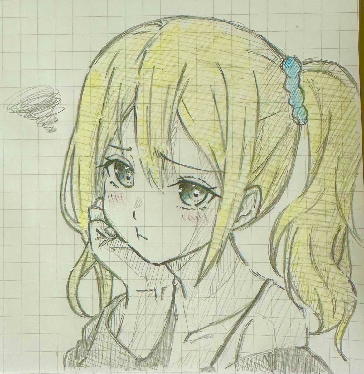 100年振りにアナログイラスト #いらすと #かぐや様は告らせたい