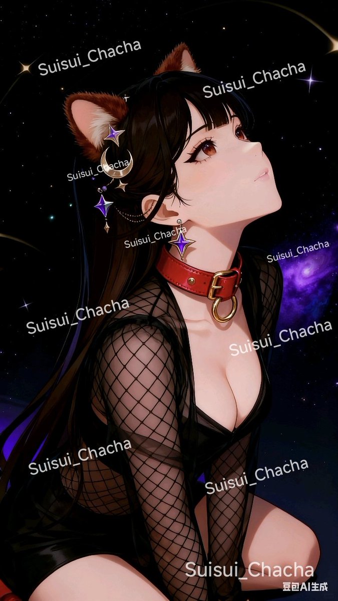 Suisui_Chacha's tweet photo. AI好厉害😯帮我生成了一个动漫形象，正好拿来做新头像咯~~ https://t.co/QSMfwYWK8L