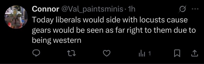 Bro doesn’t know the lore/story of Gears of War :)