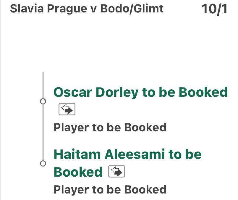 thecardstipster's tweet photo. Salvia Prague vs Bodo/Glimt Card Bets 🟨🟥 https://t.co/KmWptCRYb0