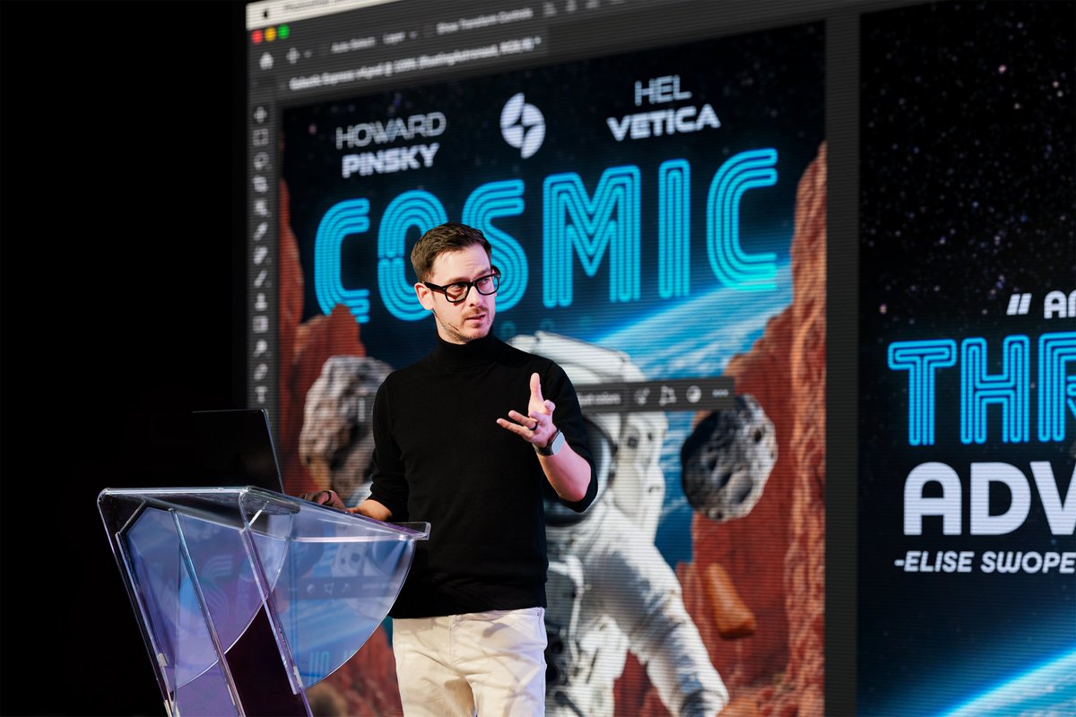 Pinsky's tweet image. If you're attending #AdobeMAX this year, I'll be diving deep into Project Neo and showing how it can be used with Photoshop and Illustrator.

Sign up: reg.adobe.com/flow/adobe/m25…