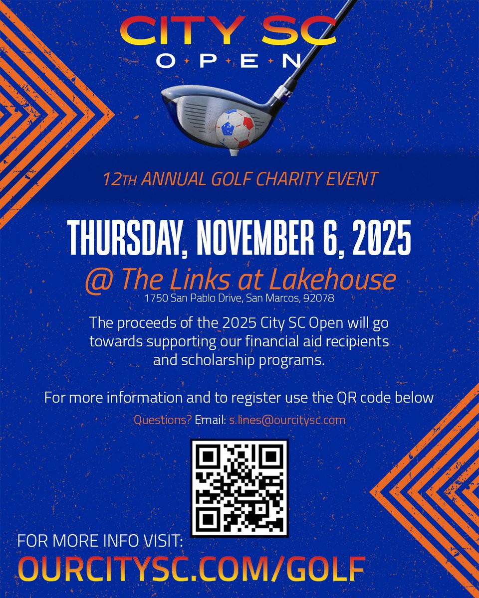 We're 6 weeks out from our annual fundraising tradition on the links. Grab a few friends or contact us to be added to a group. We'd love to have u join us for a super fun day on the greens to raise money for our financial aid and scholarship programs!

ourcitysc.com/golf