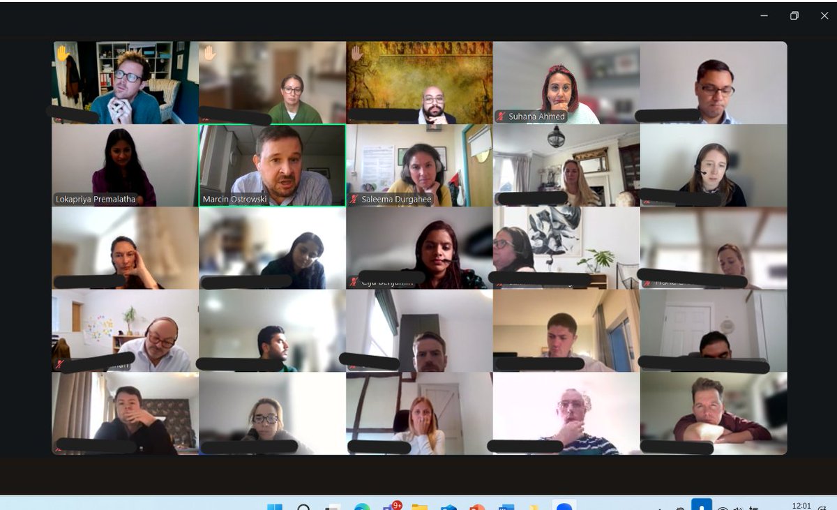 1of my fav days leading <a href="/rcpsych/">Royal College of Psychiatrists</a> Leadership&amp;Management Fellowship Scheme(LMFS).
Module 2 Authentic Leadership: Learning your own leadership style.
Thanku team <a href="/OstryMarci/">Marcin ❤️‍🩹🇺🇦🌈</a> #saleema #Michelle #Rhianne 
And the fellows who had some incredible insights.
The future is bright.