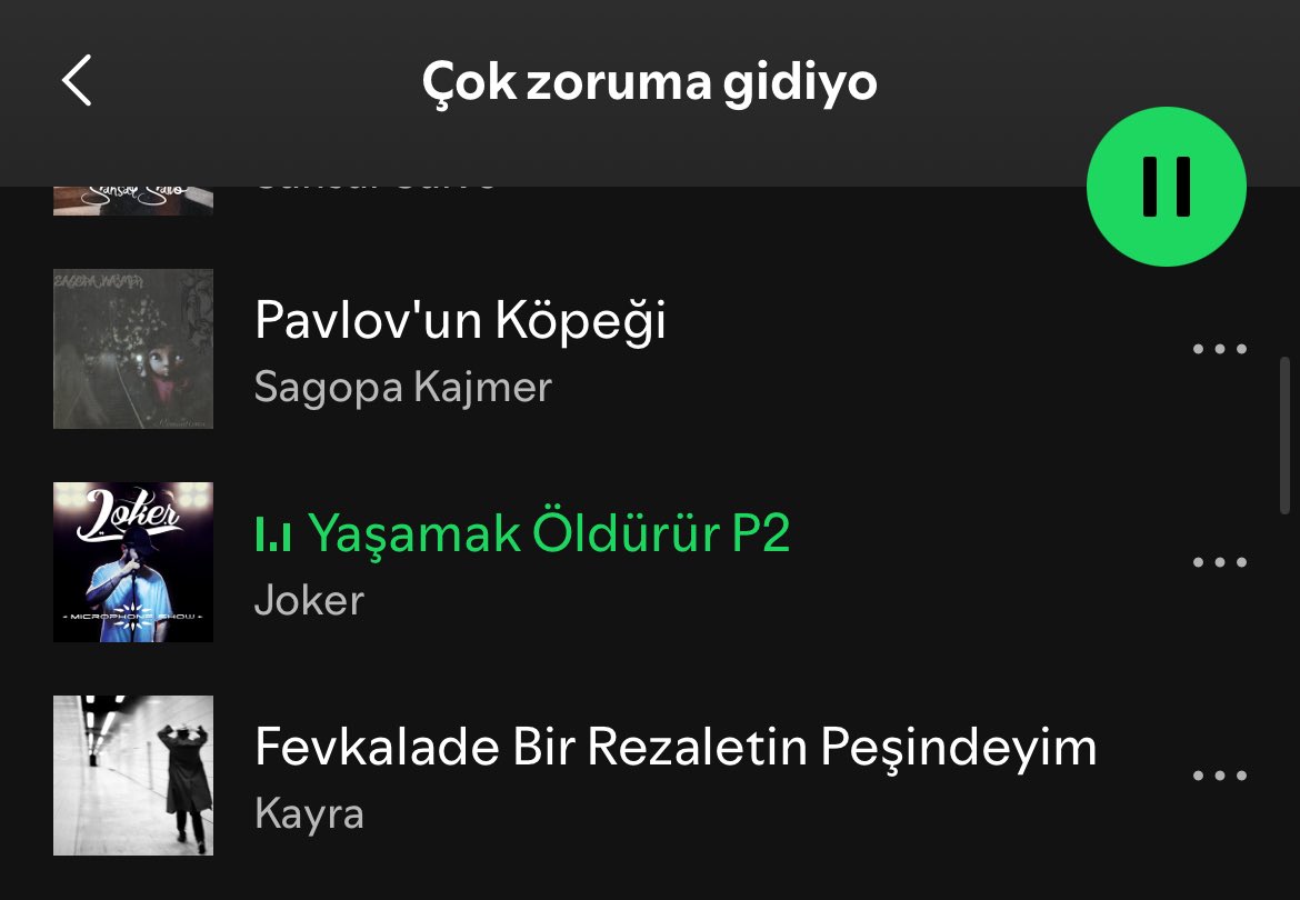 Bu gün çıkamadık şu 3 şarkıdan