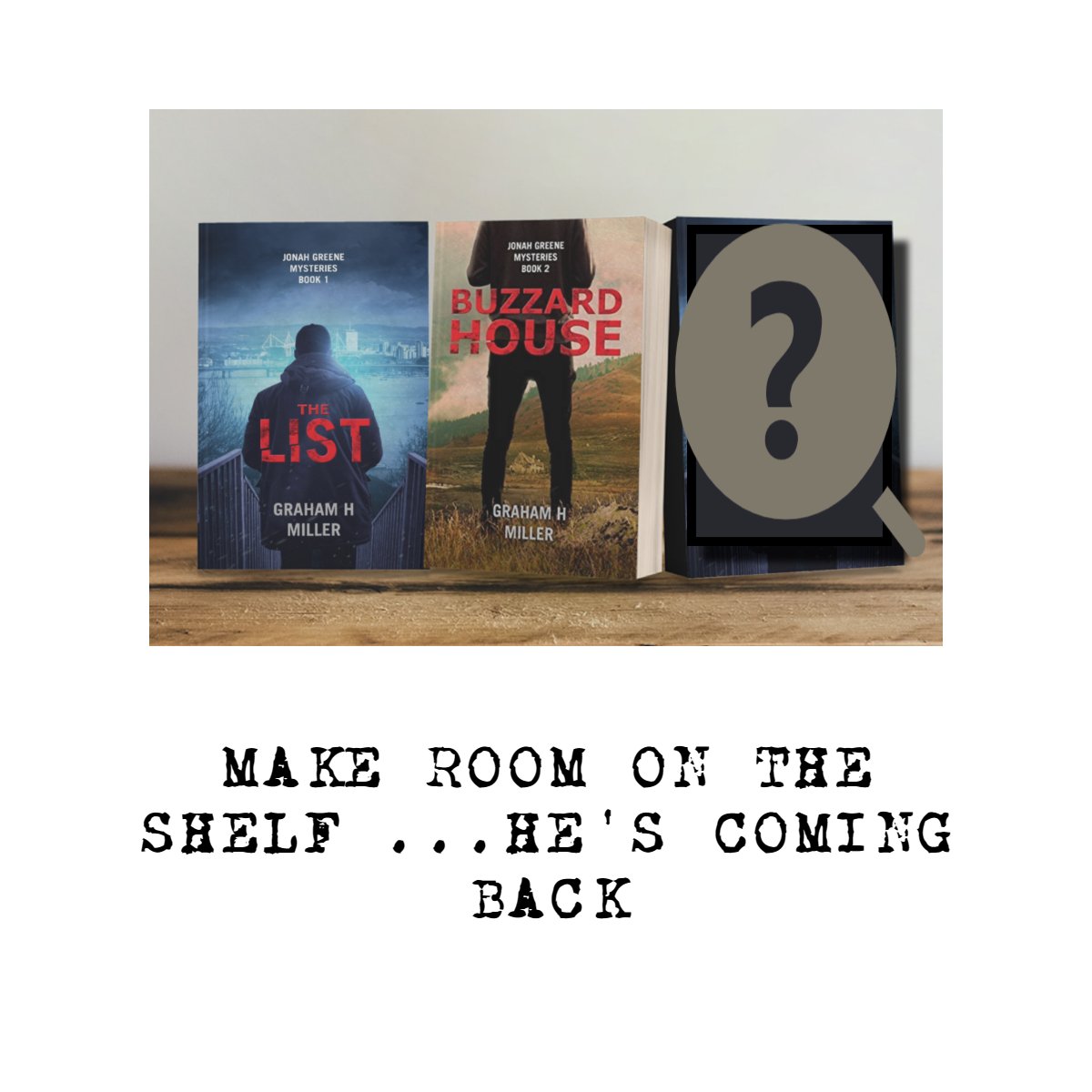 🔎Jonah Greene returns. #Autumn 2025. 🍂🕵️‍♂️  tinyurl.com/GHMTLAz <a href="/CriFiLover/">CrimeFictionLover</a> <a href="/CrimeCymru/">Crime Cymru</a> <a href="/CrimeReaders/">The Crime Readers’ Association</a> <a href="/crimebookgrrl/">thecrimebookgirl</a> <a href="/bethreadscrime/">Bethany | Crime Fiction Blogger</a> #grahamhmiller #crimeseries #comingsoon #booktwt #readingcommunity <a href="/CrimeFictionFix/">Crime Fiction Fix</a> #Wednesday