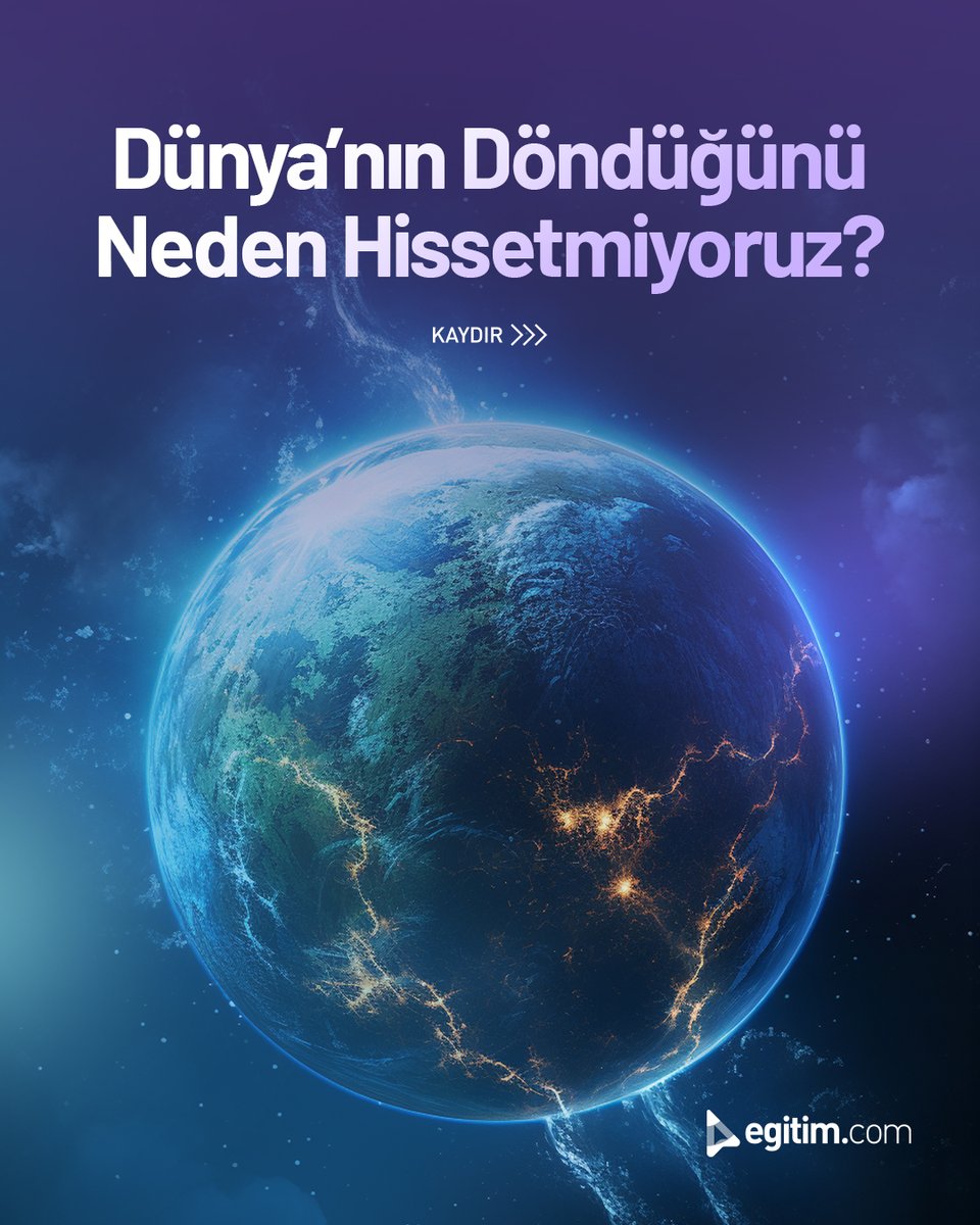 egitim_com's tweet image. Dünya hızla dönüyor ama biz fark etmiyoruz. 🌍

Peki, bunun nedenini hiç düşündün mü? ✨

#BilgiKöşesi #Egitimcom #EğitimeDeğer #Merak #DünyaDönüyor