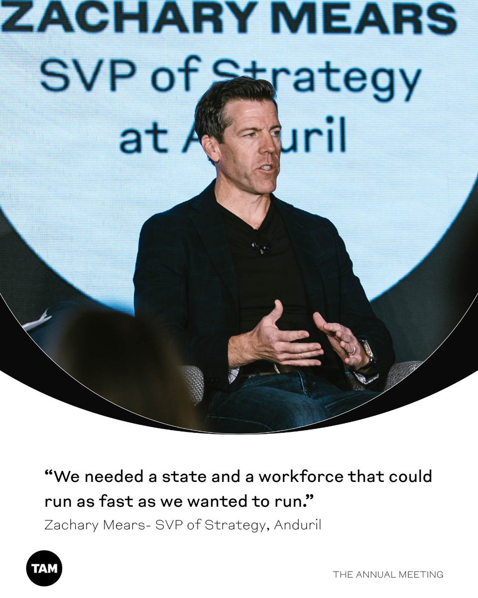 “We needed a state and a workforce that could run as fast as we wanted to run.” #TAM25