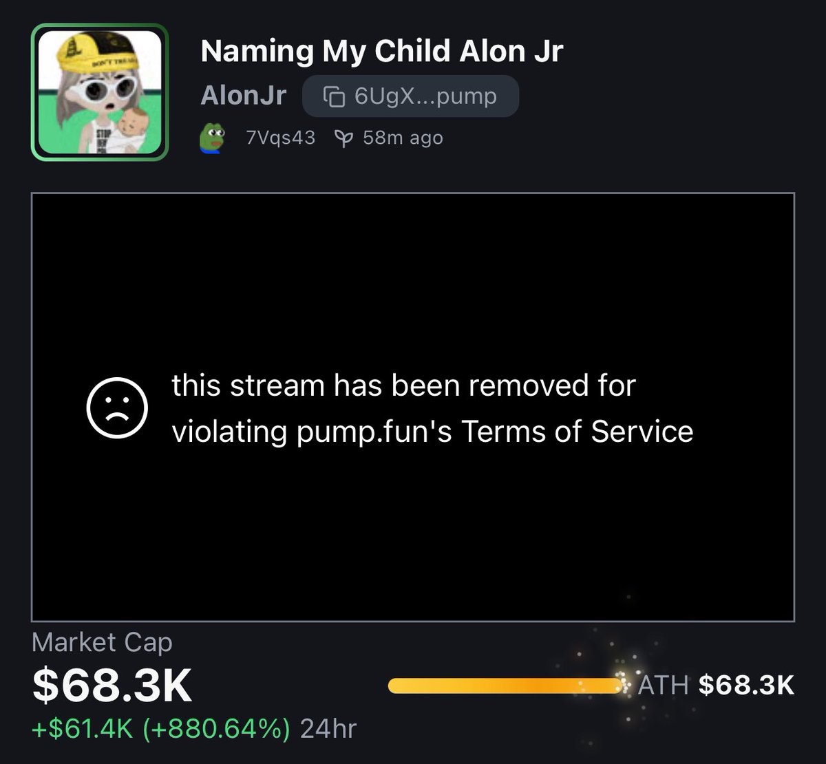 DaBunnyOFFICIAL's tweet image. Someone just went live on Pump fun in the middle child birth …
Only possible on Solana.