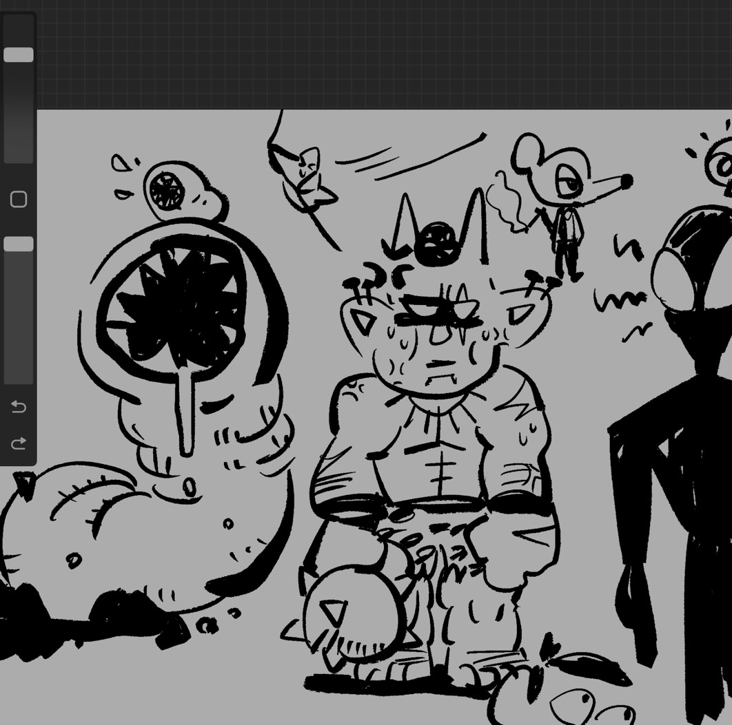 我也是有Ipadㄉ人ㄌ！最近很少畫圖，順便熟悉😌