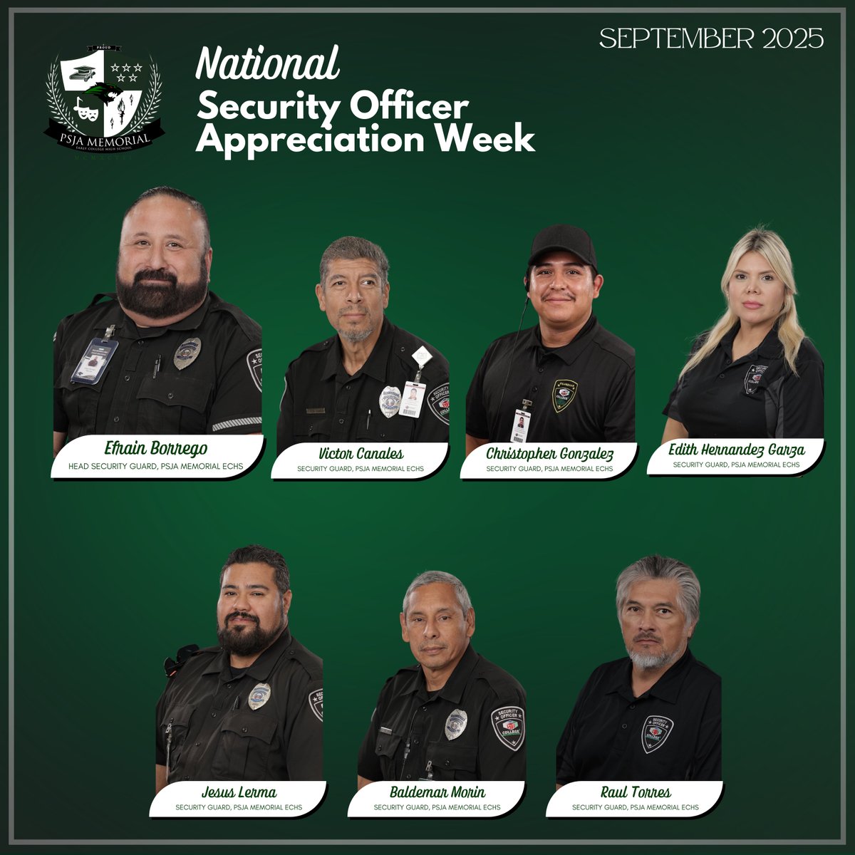 It's National Security Officers Week!

This week Wolverine Country celebrates the individuals who help schools maintain a safe and civil learning environment.

Our security team is critical in the success of our students!