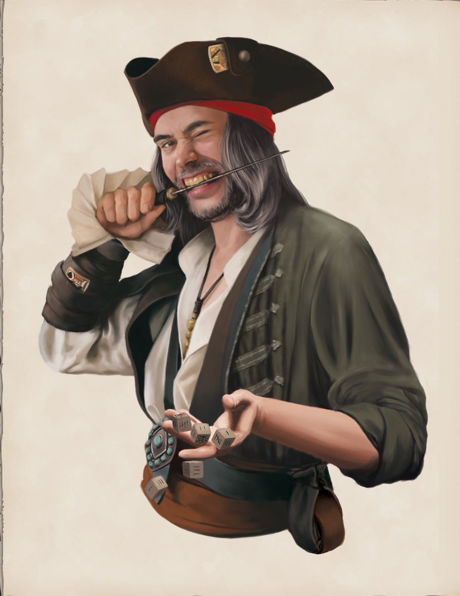 Hello! I'm an illustrator in tabletop gaming, always open to new work!  Previous: Call of Cthulhu, Fallout, Star Trek Adventures, The Spy Game, Cursed Captains of Cthulhu, Dune

🎨 Portfolio: artstation.com/susanahgrace
📧 Contact: susanahgrace@gmail.com

#art #ttrpg #tabletop