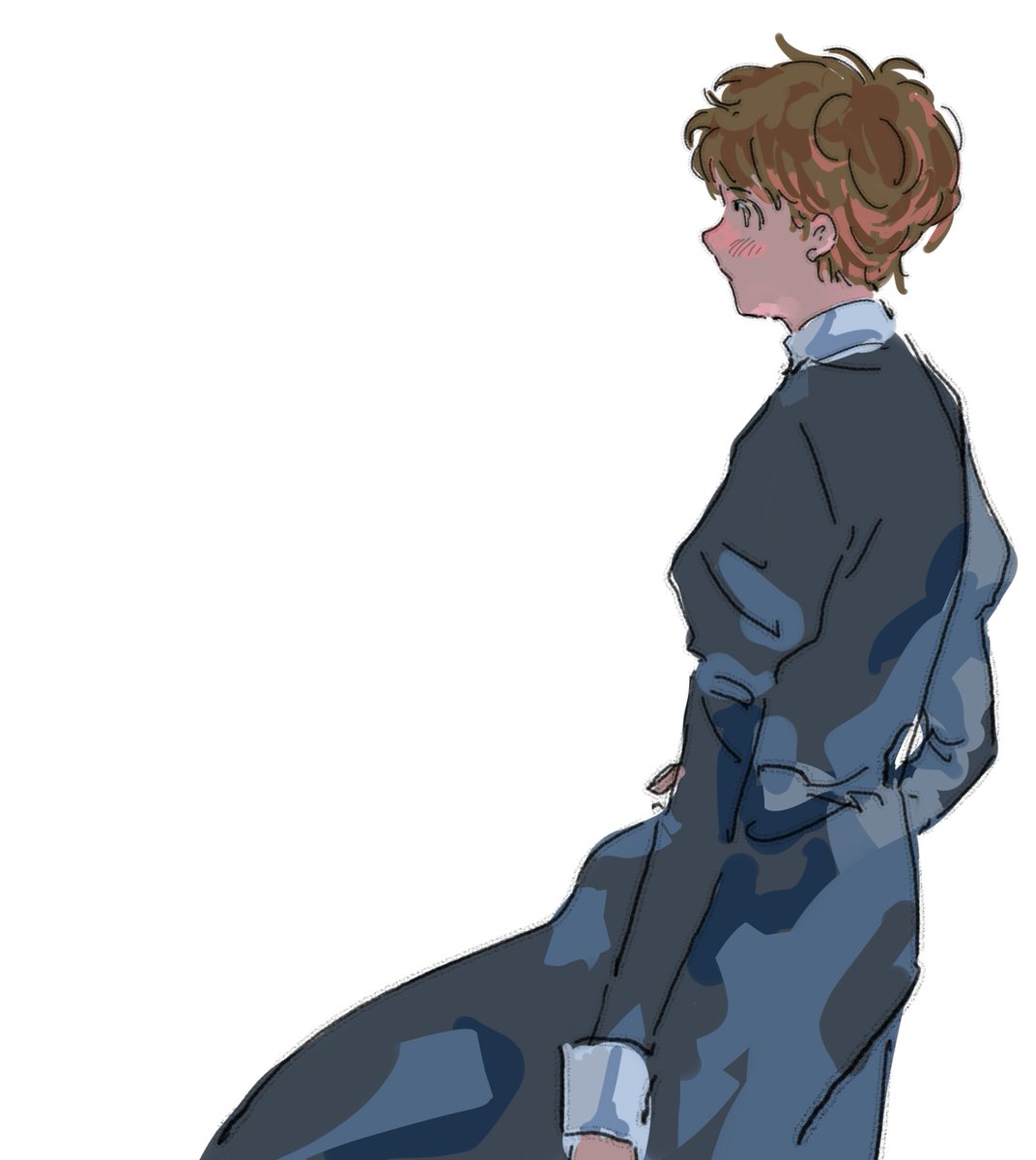 blankeeteru's tweet image. 架空宗教的神父翡翠×修女都都pa
⚠️pwp
虽然没有画翡翠出场，但是确实是omtt