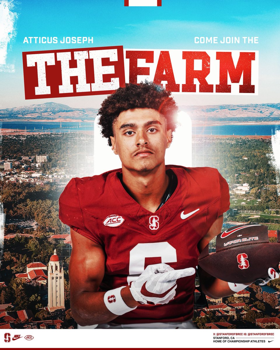 💪🏾🌲💪🏾🌲💪🏾
Can’t wait for the next chapter to begin!!! <a href="/StanfordFball/">Stanford Football</a> <a href="/CoachPehrson/">Coach Preston Pehrson</a> <a href="/Albert_GarciaFB/">Albert Garcia</a> <a href="/Coach__Osborne/">Tyler Osborne</a> <a href="/Big75Fella/">Jordan Watkins</a> <a href="/Cardrecruiting/">StanfordRecruiting</a> <a href="/StanfordFBrec/">Stanford Elite</a> <a href="/Atticus_Joseph_/">Atticus joseph</a>  <a href="/CoachPWill/">P Williams</a> <a href="/SwickONE8/">Drew Swick</a>