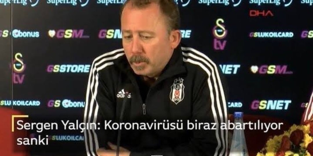 Sergen Yalçın Koronavirüsü biraz abartılıyor sanki