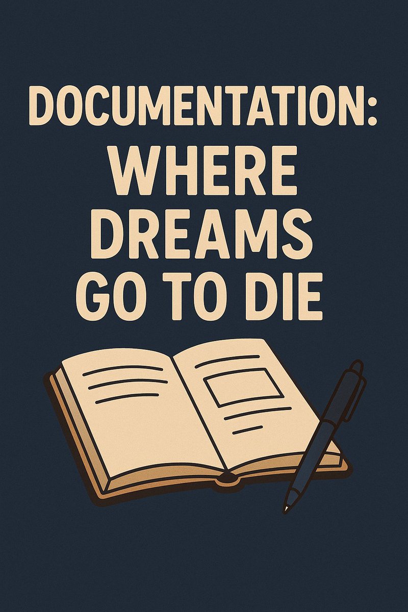 codewithabhiX's tweet image. &quot;Documentation: where dreams go to die. 😂
Dev fam, what’s YOUR worst doc horror story? 👇
#DevHumor #NoEditHD #DevLife&quot;