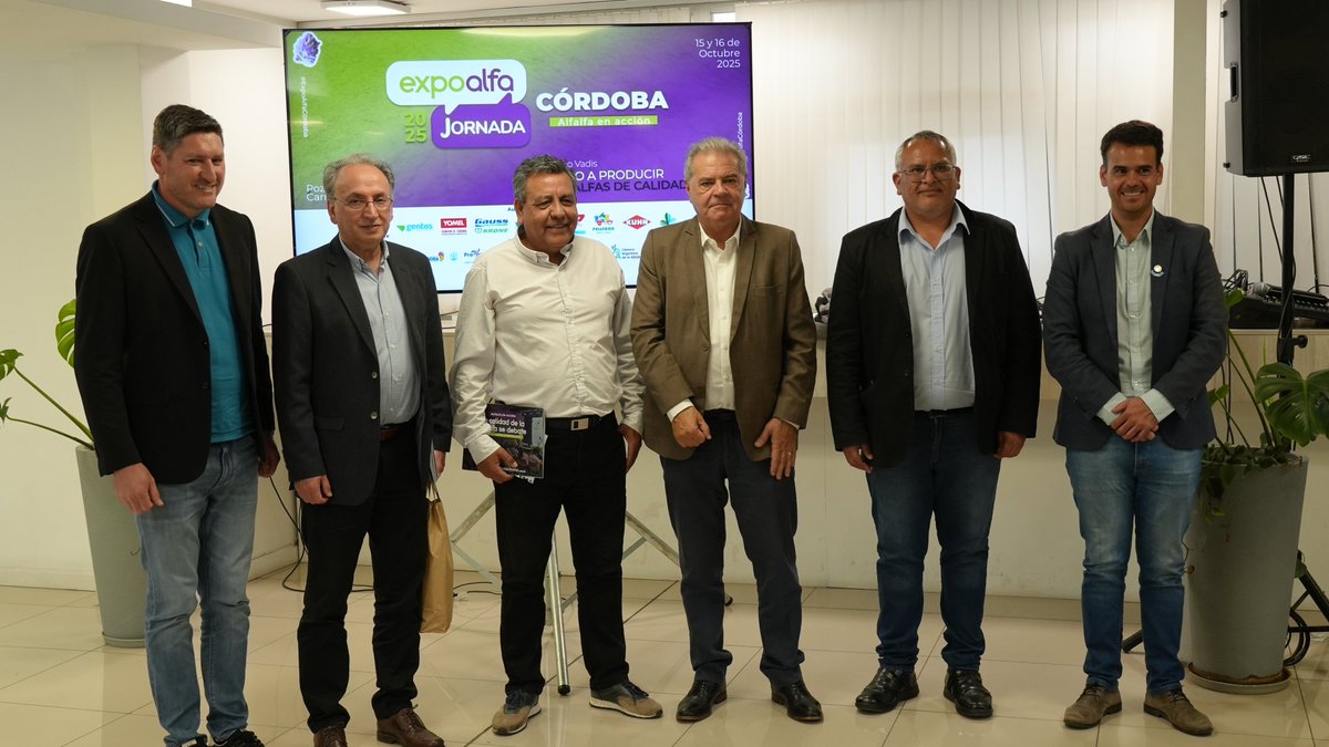 #Alfalfa | Presentación ExpoAlfa Córdoba 2025 📌

🗓️ En la sede del Ministerio, se presentó oficialmente ExpoAlfa Córdoba, muestra que se desarrollará los días 15 y 16 de octubre en Pozo del Molle y Carrilobo.