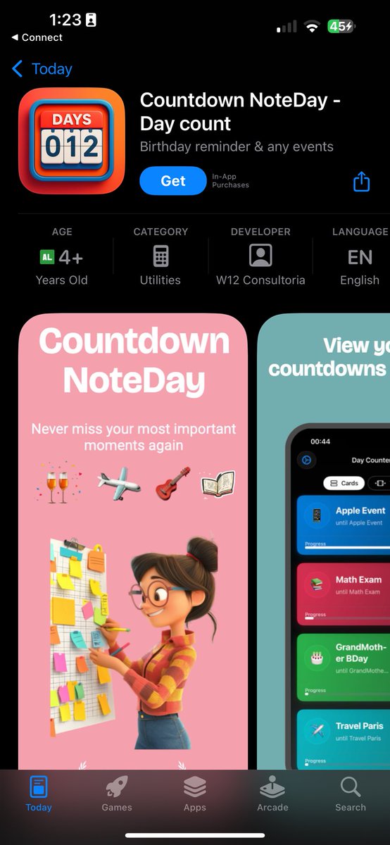w12_dev_apps's tweet image. Launched my new app countdown 🚀
Waiting the metrics 🙏🏼
I applied my new recents learns
apps.apple.com/br/app/countdo…
#buildinpublic #indiedev #Countdown #countdowndays #reminder