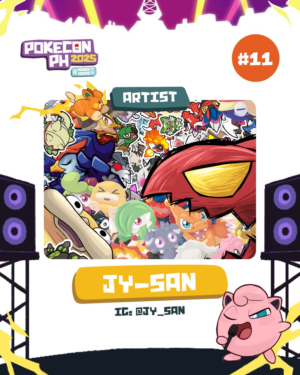 Oh no! You've been paralyzed by Team BUDOL of #PokeConPH2025! You're unable to move! 😱⚡

Enjoy and support our 70+ artists and merchants, offering various handmade and official Pokemon goods!  🎨🧸

📌Sept 26-28, 10am-8pm
📌Ayala Malls Market! Market!
📌ADMISSION IS FREE!