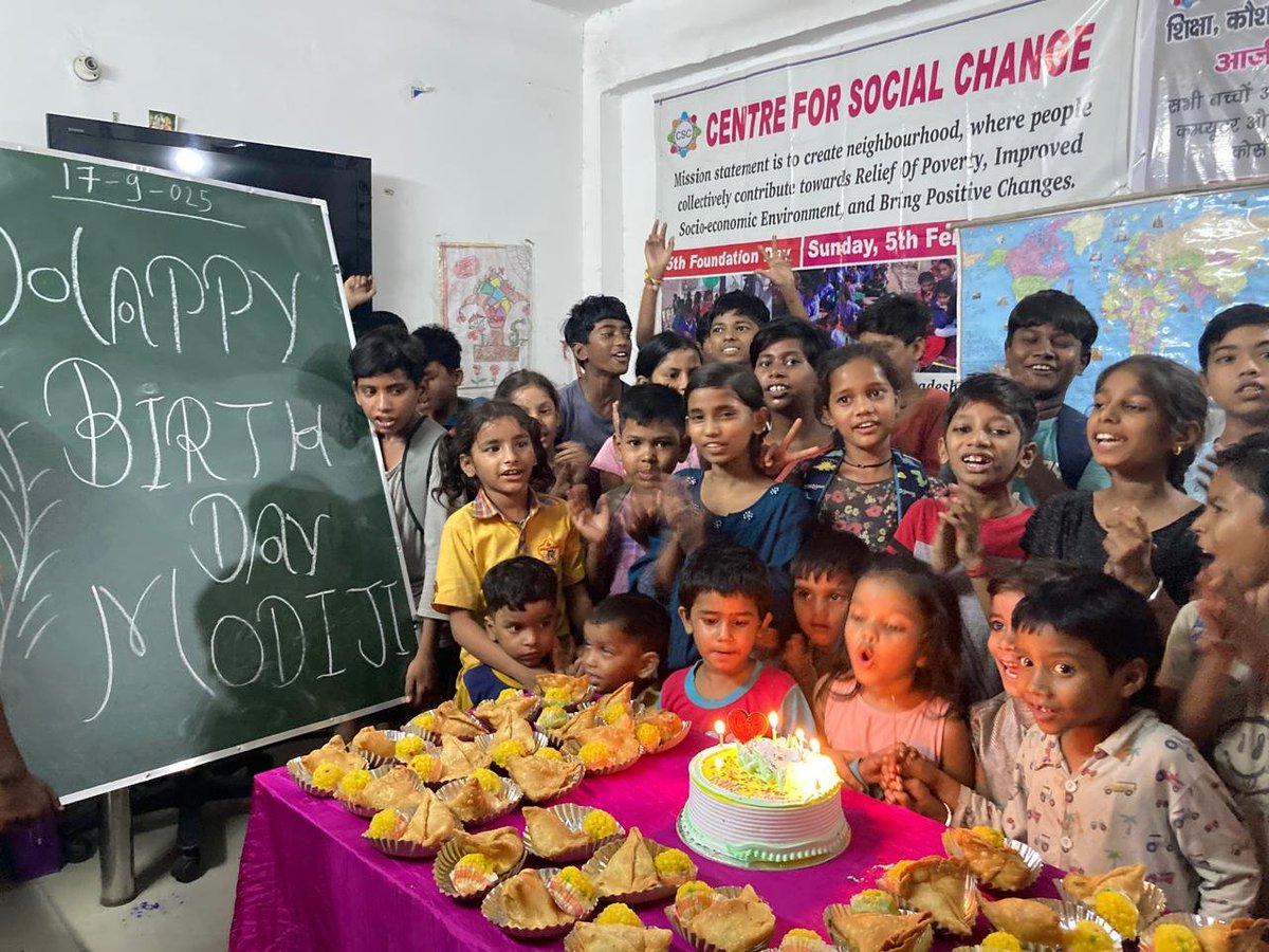 banibora's tweet photo. Children at @CSCIndia_org celebrated birthday of the Honorable Prime Minister of India. With their innocence, excitement and happiness, the most loving wishes were conveyed, Happy Birthday Modi Ji. Gratitude and prayer @narendramodi https://t.co/JSUuqHRJxp