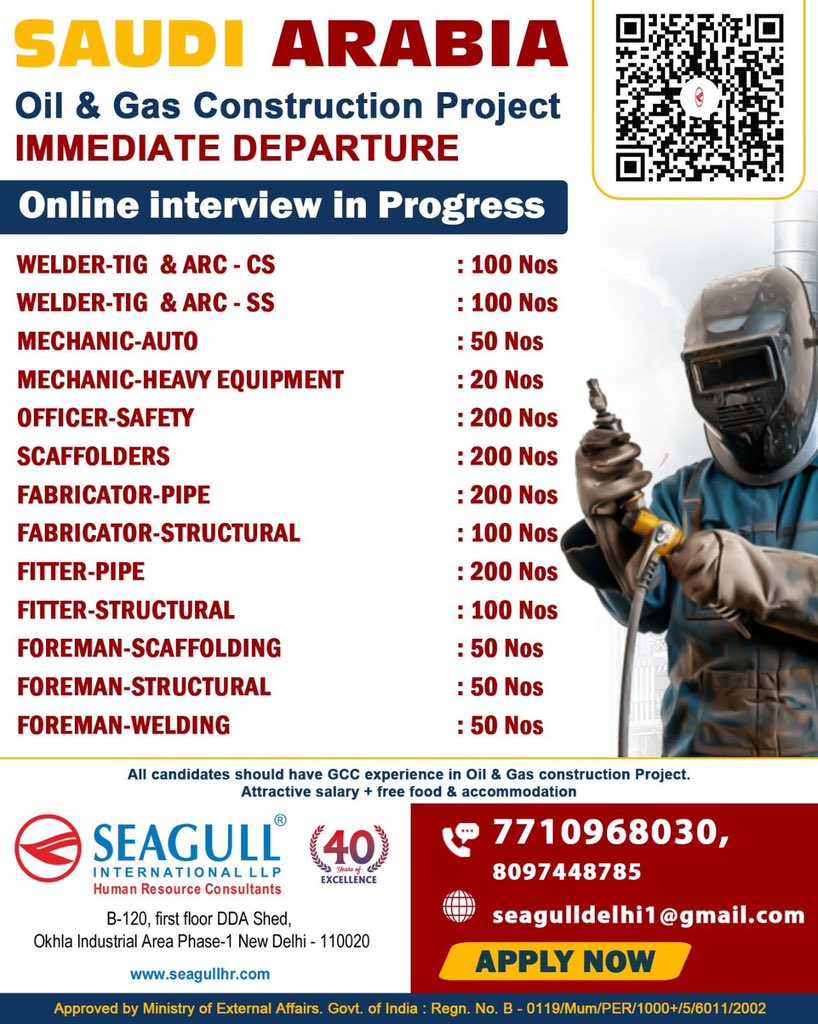 gulfjob8's tweet image. 🚨 Exciting Career Opportunity in UAE – Oil &amp;amp; Gas Project! 🌍

#UAECareers #OilAndGasJobs #MechanicalEngineering #EPCProjects #ProjectManagement #HiringNow #EngineeringJobs #GCCJobs #ConstructionManagement #CareerOpportunity #ApplyNow