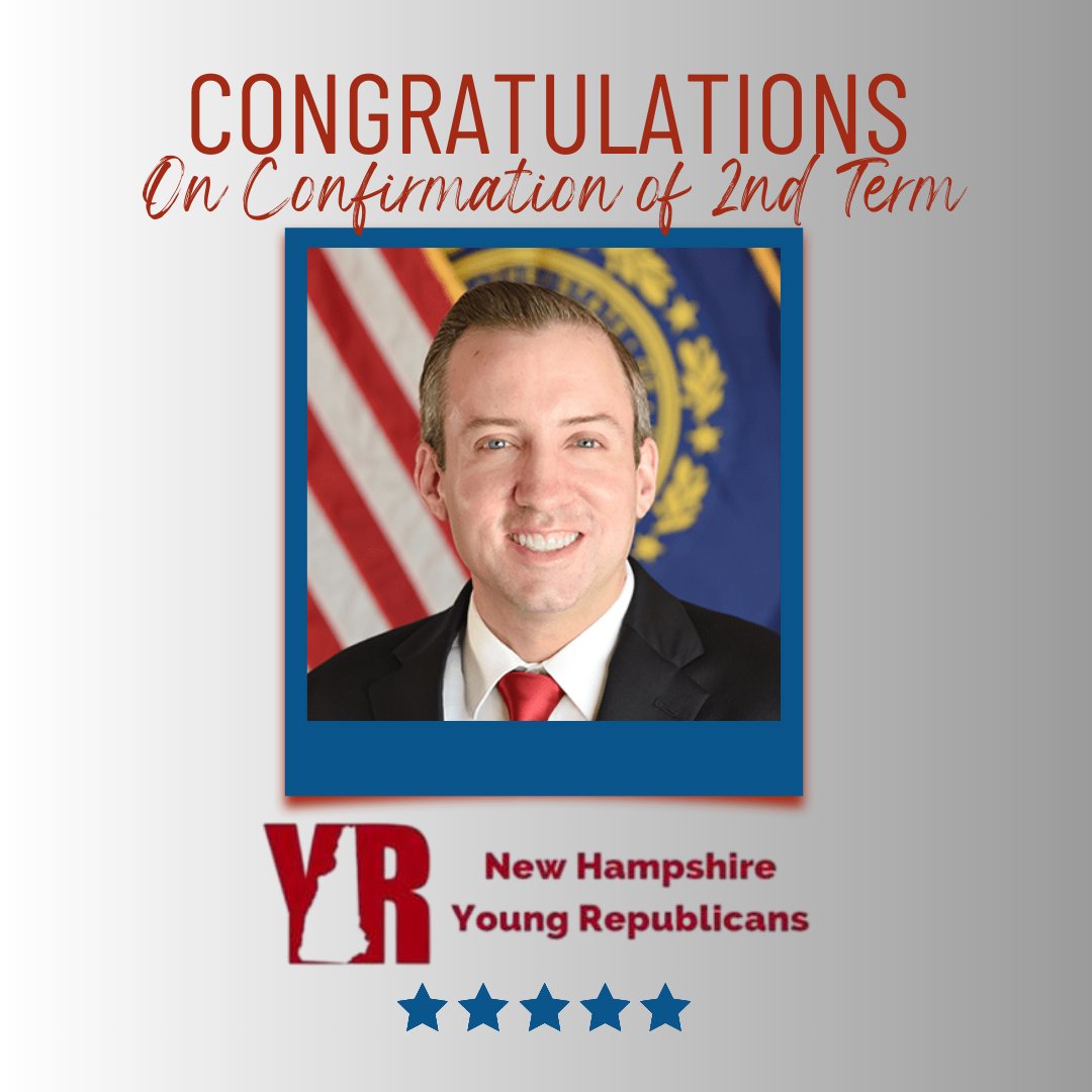 Congratulations to NHYR member John Formella on his second term as Attorney General. He plays a pivotal role in why NH is the First in the Nation, not only for the presidential primary, but in safety.
Formella is also the President of the National Association of Attorney Generals