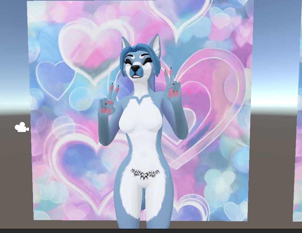 I meant to post my new VRC avatar! I need some friends to play with :3