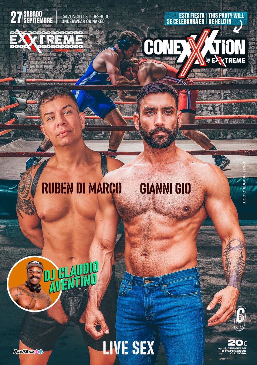 Sábado 27 estaré en <a href="/Exxxtremecruis1/">Exxxtreme cruising club (+18)</a> con <a href="/giannyxl1/">Gianni Gio</a> para una noche súper caliente! 🔥
