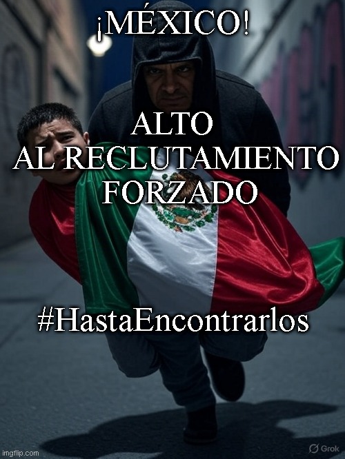 <a href="/elvallemexico/">El Valle</a> <a href="/RuthSalinasR/">Ruth Salinas Reyes</a> Ya es hora! 
#Mexico 
#HastaEncontrarlos
#Jalisco 
#Sinaloa 
<a href="/OswaldoRamirezG/">Nigromante-Oz</a>