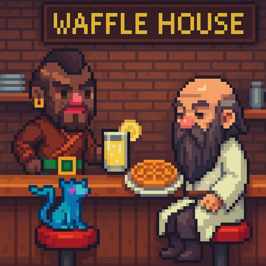 Wednesday Waffles! 🧇✨
Without warriors around this week, the Waffle House has been a lot less chaotic.