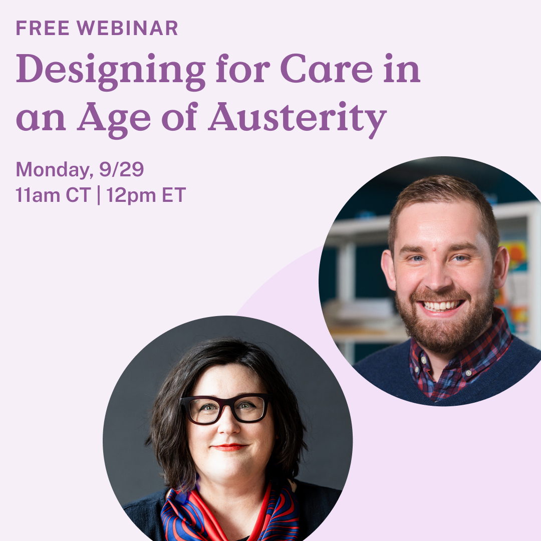 publicpolicylab's tweet photo. Free webinar! Join PPL Midwest’s John Buckley and healing-centered design expert Mary Foyder for a crucial discussion on designing for care in an age of austerity. More information here:  https://t.co/Nar49BgQ56 https://t.co/QE7omwa94U