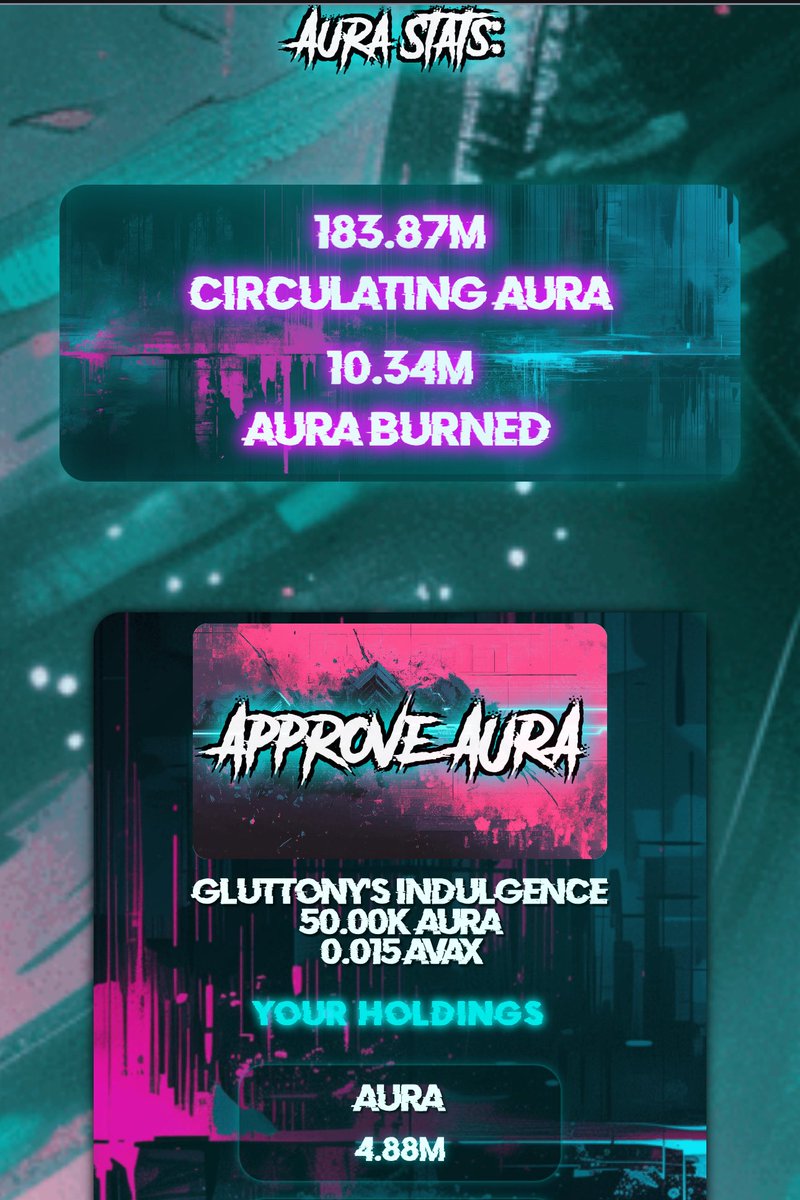 There is a man that literally holds my fortune in his hands and could change some ppls lives…

This man’s name is <a href="/Wrathtank_avax/">Wrath</a> 
If he made $Aura tradable this would change my life.

Let’s not be mistaken wrath has given me enough but this would be cool..

Plz dm wrath and if