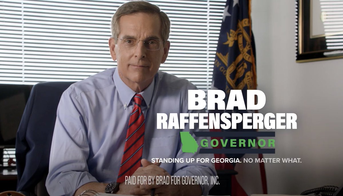 BREAKING: Georgia Secretary of State Brad Raffensperger jumps into the GOP primary for governor. <a href="/wsbradio/">WSB Radio</a> #gapol