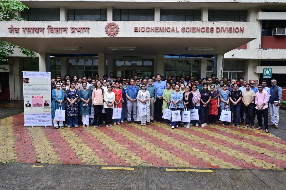 csir_ncl's tweet image. CSIR-NCL celebrated the International Microorganisms Day 2025 on 16 September 2025.
The event featured talks by eminent personalities on sustainability &amp;amp; new technologies in microbiology.
@CSIR_IND @AshishLele3467 
#CSIRNCL #IMD2025