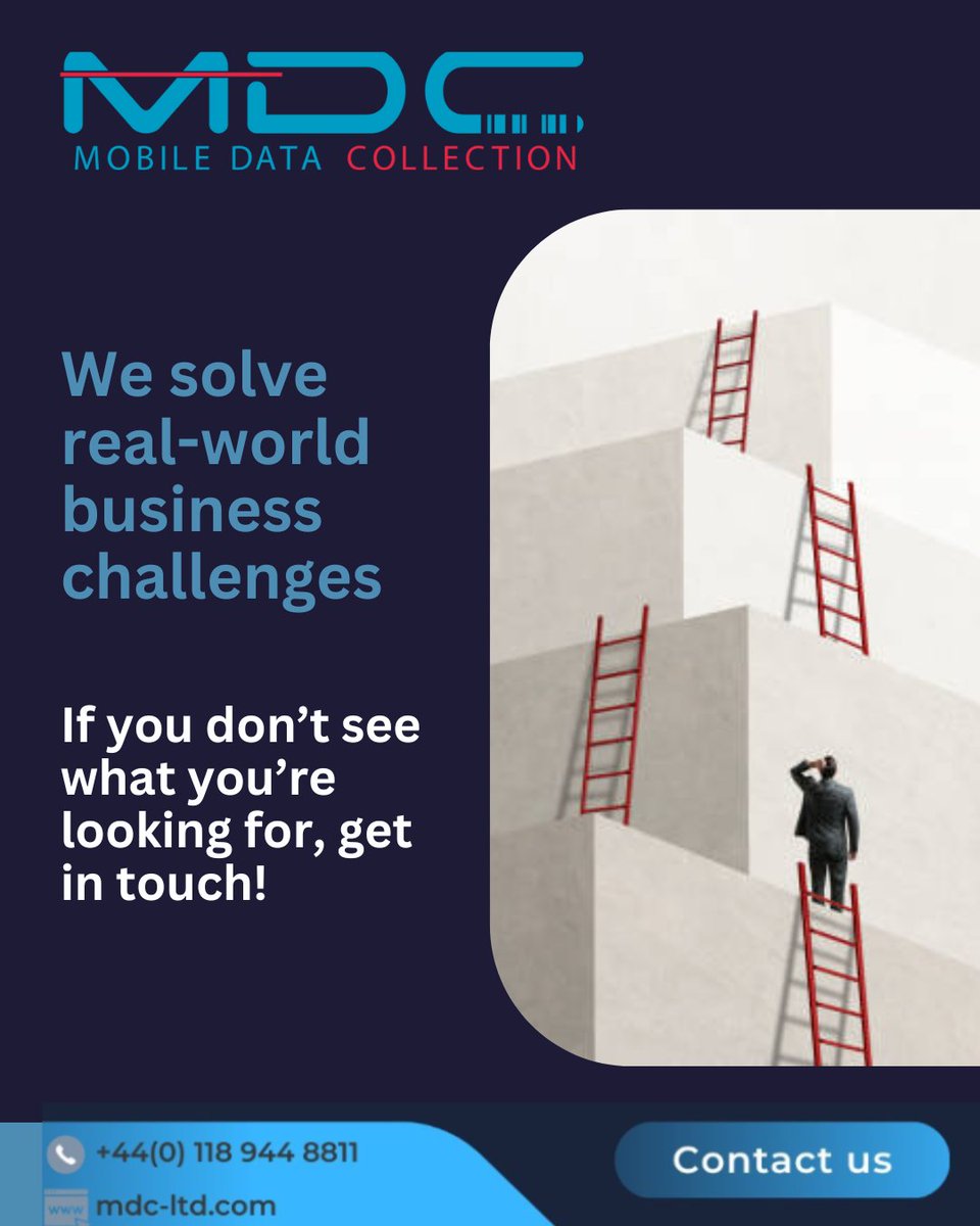 WeAreMDCLtd's tweet image. We pride ourselves on our ability to adapt to, and solve, the unique challenges of every business that comes to us. If you don&apos;t see what you&apos;re looking for on our website, there&apos;s a good chance we can still help.

#SME #autoid #autoidsolutions #businesschallenges

@TechCrunch