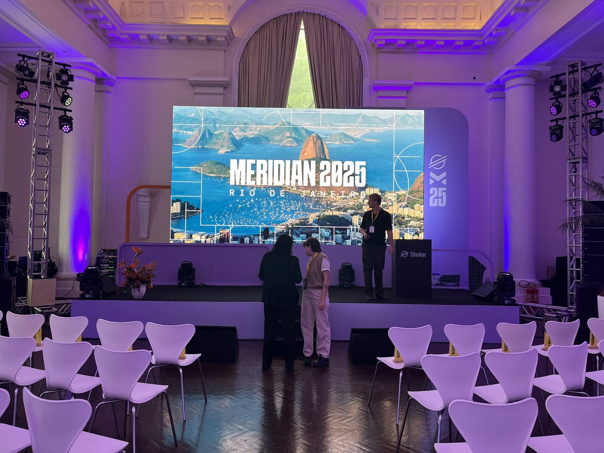 0xGeorgii's tweet image. This is the stunning pitch arena at #Meridian25 where I will be sharing sorobansecurity.com made by @Inferara_kk and @BuildOnStellar support