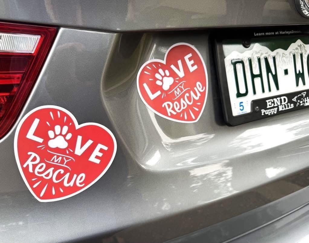 Proudly show your love for rescues! Become a monthly donor ($5+) and get a FREE “Love My Rescue” car magnet. Every gift helps Harley’s Dream save lives.

Sign up today: weblink.donorperfect.com/harleyshouseof…